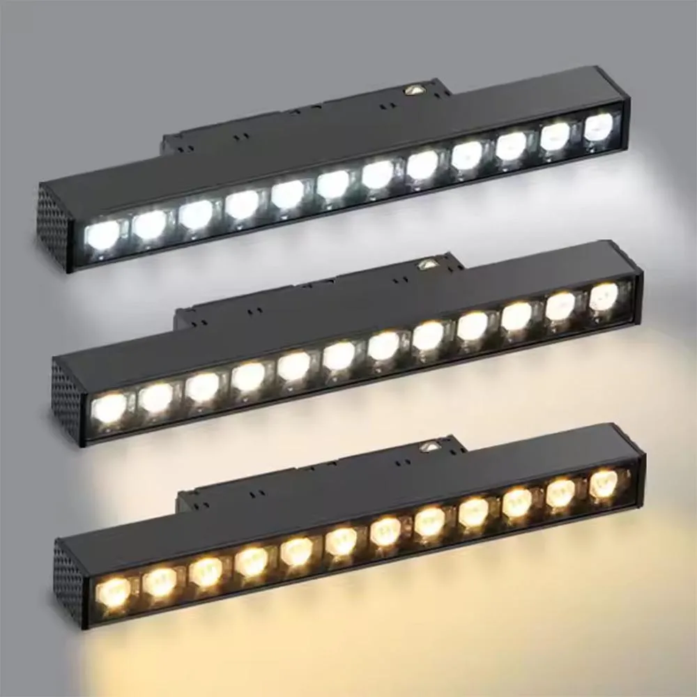 Black White Aluminium Rail DC 48V Low Voltage System COB LED Magnetic Linear Track Lights
Black White Aluminium Rail DC 48V Low Voltage System COB LED Magnetic Linear Track Lights