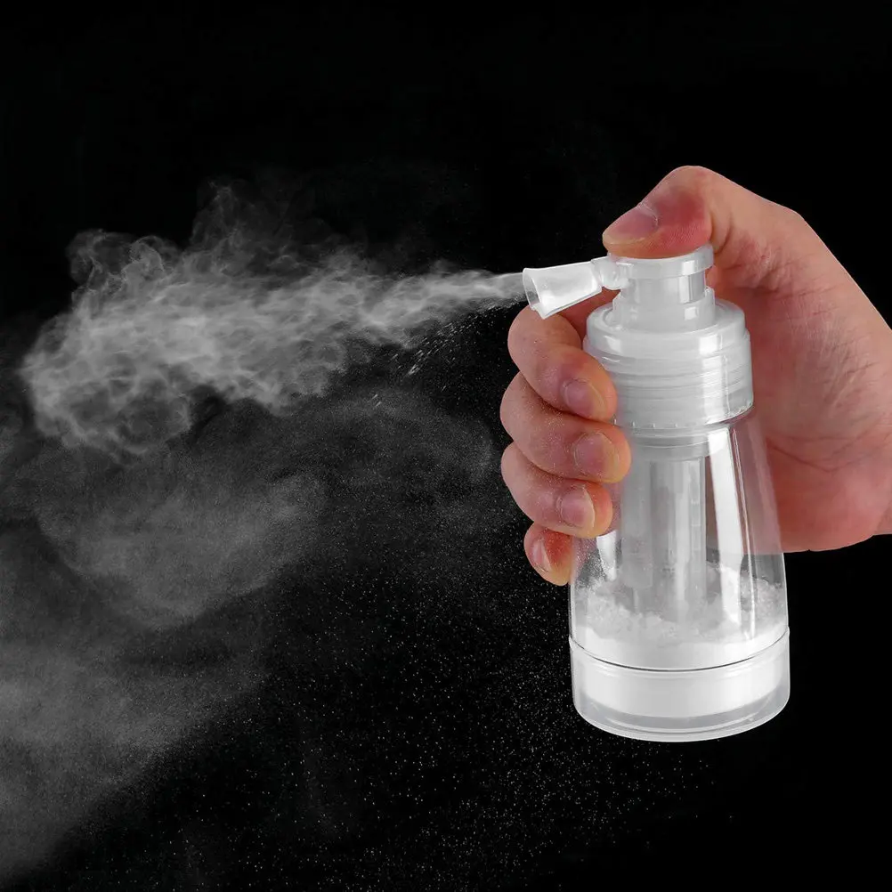 Powder Spray Bottle White Lightweight Material Refillable Nozzle Sprayer for Talcum Body Glitter Dry Powder Spray Dispenser
Powder Spray Bottle White Lightweight Material Refillable Nozzle Sprayer for Talcum Body Glitter Dry Powder Spray Dispenser