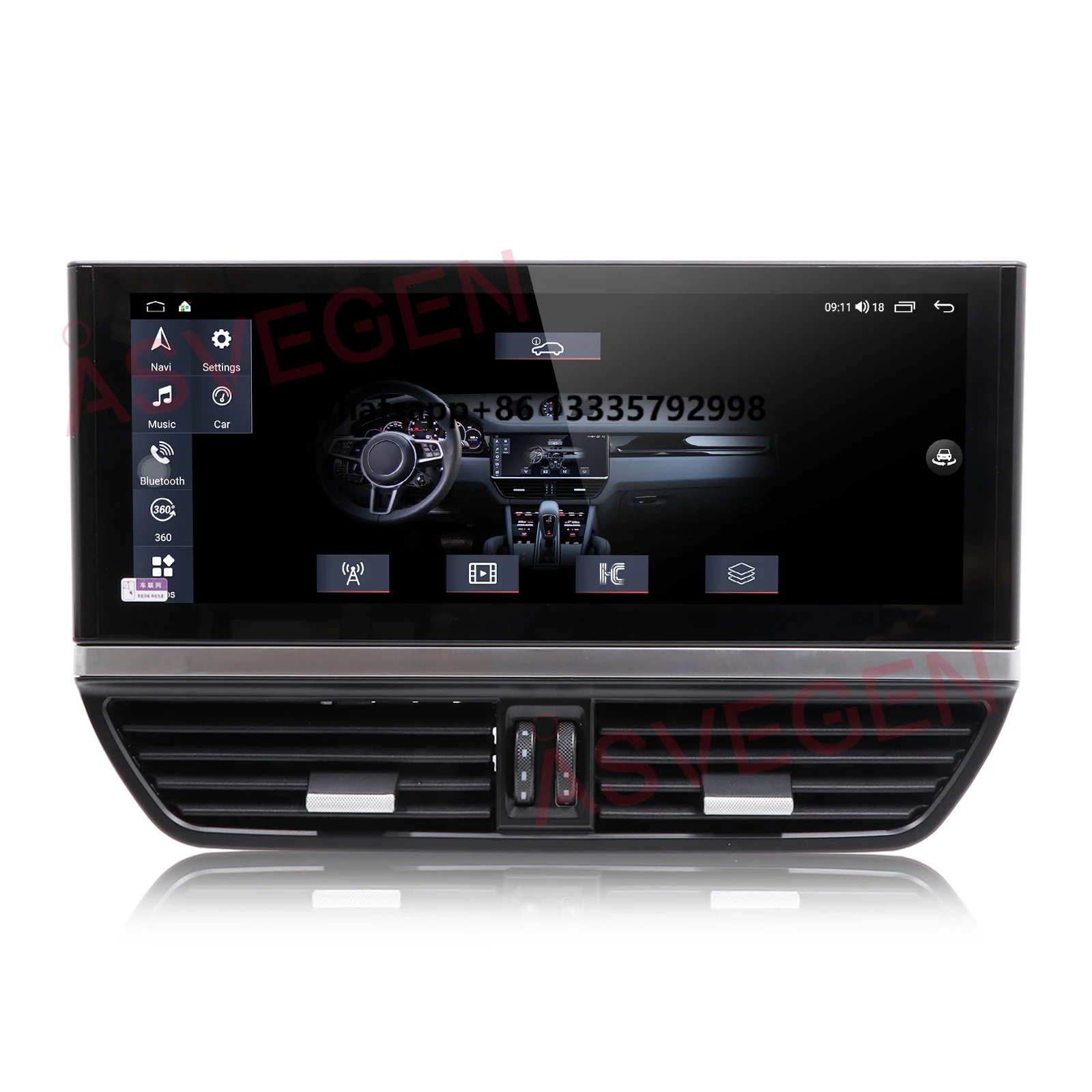 8+128 Autoradio Multimedia Android 12 Car DVD Radio Player GPS Navigation for Porsche Cayenne 2011-2017
8+128 Autoradio Multimedia Android 12 Car DVD Radio Player GPS Navigation for Porsche Cayenne 2011-2017
