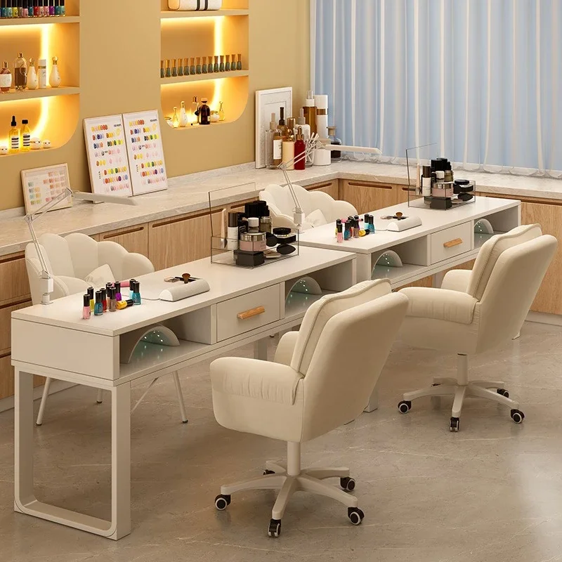 Storage cabinet, manicure console, Japanese light luxury, double manicure desk
Storage cabinet, manicure console, Japanese light luxury, double manicure desk