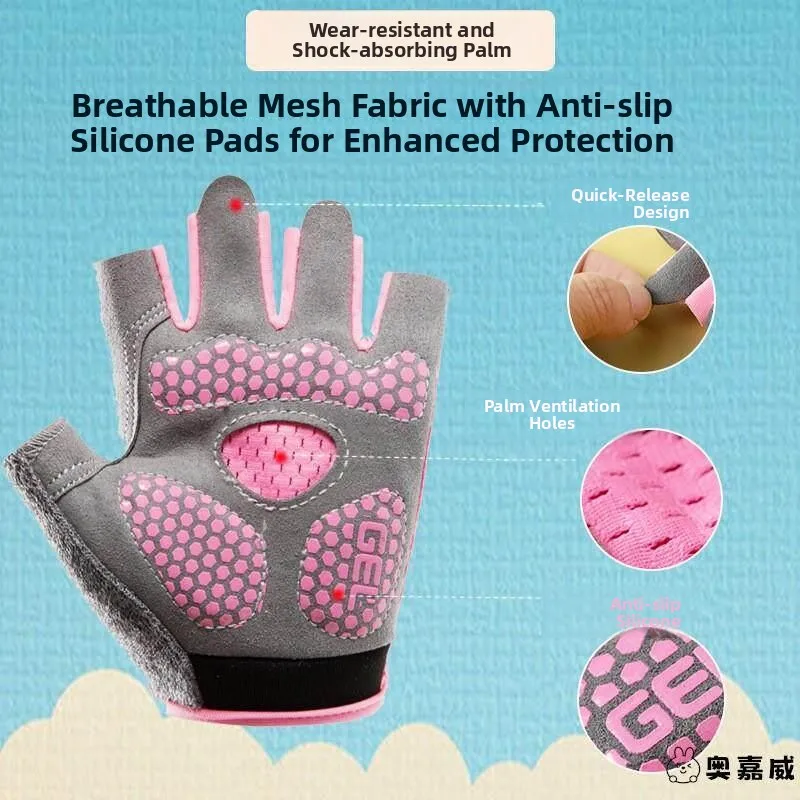 Outdoor Climbing Gloves for Children Sports Anti-Slip Wear-Resistant Breathable Hand Protection for Boys And Girls Riding
Outdoor Climbing Gloves for Children Sports Anti-Slip Wear-Resistant Breathable Hand Protection for Boys And Girls Riding