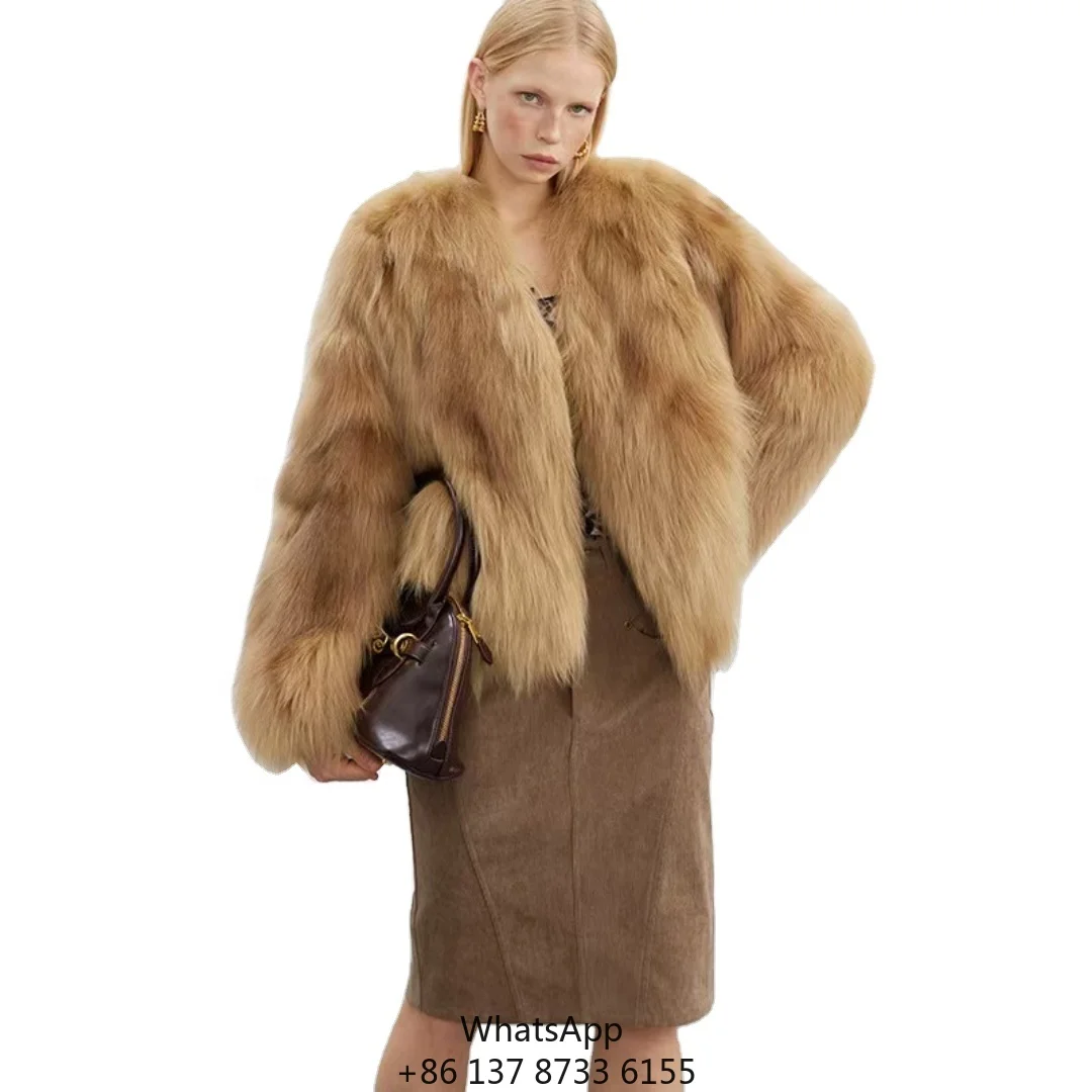 Stylish Short High Quality Simple Elegant Temperament Keep Warm Fox Belly Fur Coat For Women
Stylish Short High Quality Simple Elegant Temperament Keep Warm Fox Belly Fur Coat For Women