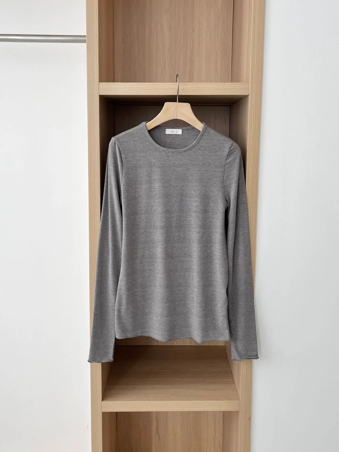Spring Dongdaemun Baby Sauce Simple Casual Faion Commuting Personali Inner Elastic Long Sve T-irt Women's Faion
Spring Dongdaemun Baby Sauce Simple Casual Faion Commuting Personali Inner Elastic Long Sve T-irt Women's Faion