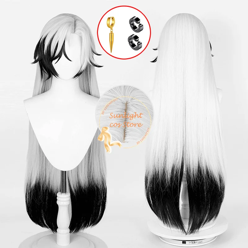 Boothill Cosplay Wig 92cm Long Slive White Black Anime Cosplay Wig Heat Resistant Synthetic Hair Halloween Wigs
Boothill Cosplay Wig 92cm Long Slive White Black Anime Cosplay Wig Heat Resistant Synthetic Hair Halloween Wigs