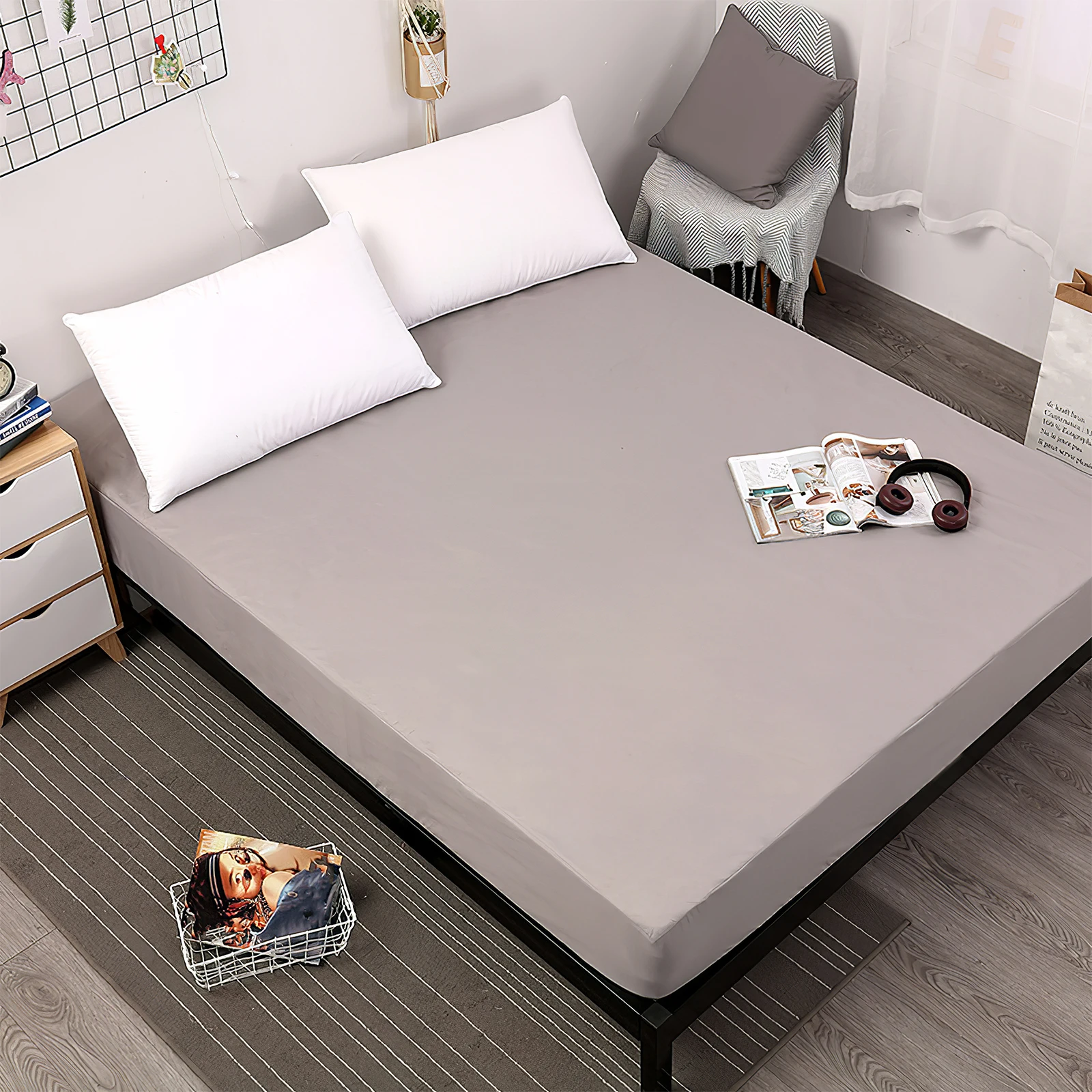 Waterproof Washable Mattress Cover Fitted Sheet Household Comfortable Bed Sheet Anti Breathable Protective
Waterproof Washable Mattress Cover Fitted Sheet Household Comfortable Bed Sheet Anti Breathable Protective