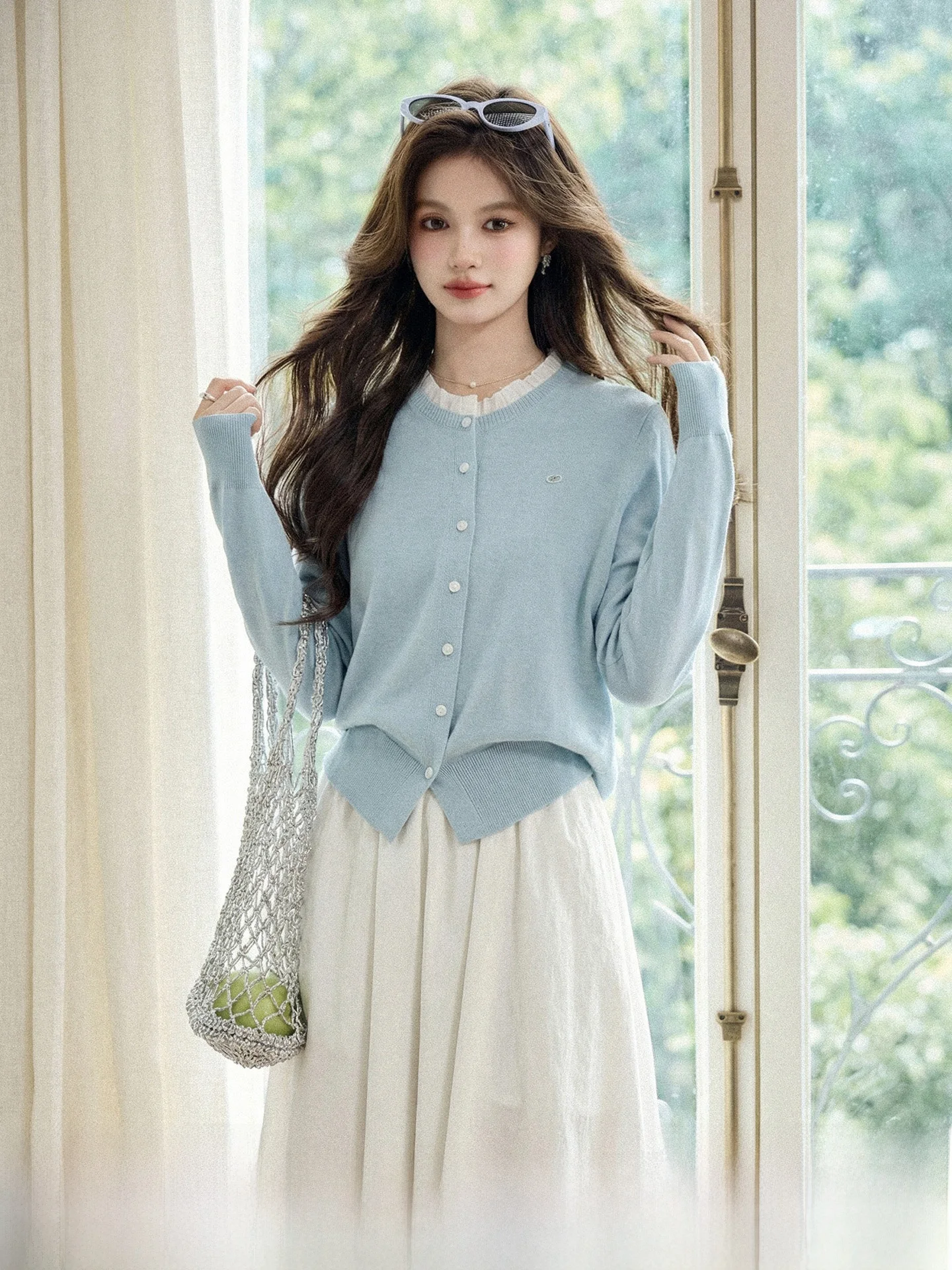 Soft Blue Knitted Open Cardigan Women's Faion Spring 2026 New Sle Comfortable Sweater Jaet Gentle Sle Regular Fit
Soft Blue Knitted Open Cardigan Women's Faion Spring 2026 New Sle Comfortable Sweater Jaet Gentle Sle Regular Fit