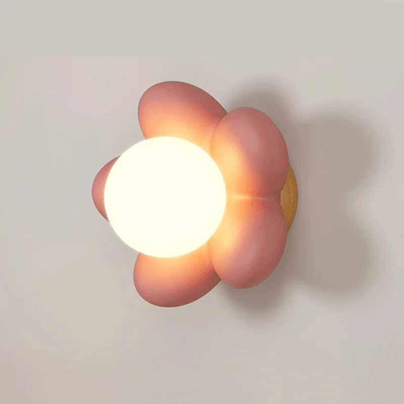 Pink White Flower Wall Sconce Bedroom Creative Children's Room Decoration Lamps Simple Modern Nordic Bedside Small LED Lighting
Pink White Flower Wall Sconce Bedroom Creative Children's Room Decoration Lamps Simple Modern Nordic Bedside Small LED Lighting