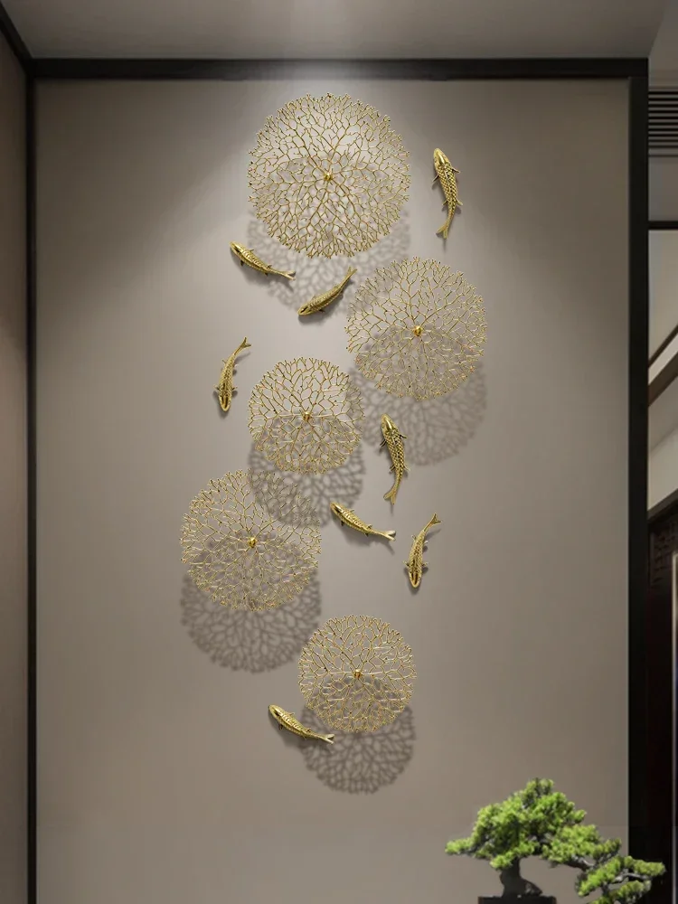 Copper Wealth Attracting Carp Wall Decoration Wall Pendant Living Room Entrance Corridor Decoration Sofa Background Wall Decor
Copper Wealth Attracting Carp Wall Decoration Wall Pendant Living Room Entrance Corridor Decoration Sofa Background Wall Decor