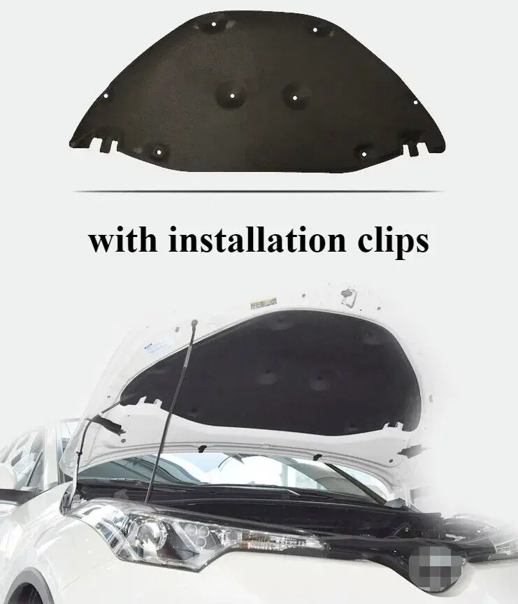 Engine Hood Cover Insulation Pad Heat Shield Blanket For Toyota C-HR 2018-2022
Engine Hood Cover Insulation Pad Heat Shield Blanket For Toyota C-HR 2018-2022