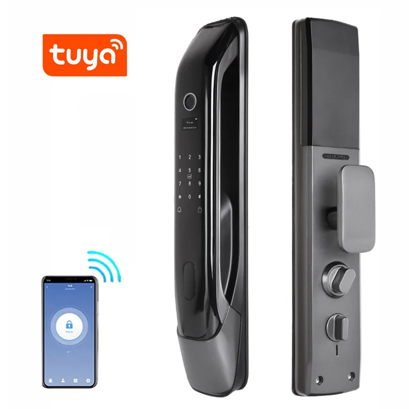 Wifi Smart Lock Door With Tuya App Remotely Biometric Fingerprint Smart Card Password Key Automatic Lock Smart Life Smart Home
Wifi Smart Lock Door With Tuya App Remotely Biometric Fingerprint Smart Card Password Key Automatic Lock Smart Life Smart Home