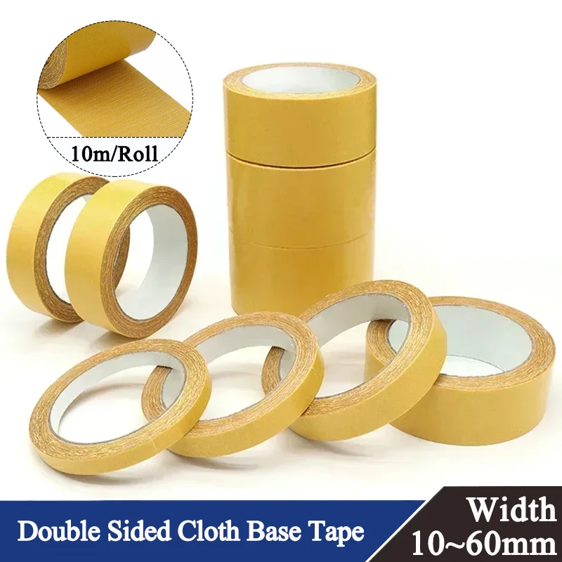 High Viscosity 10m/roll Double Sided Cloth Base Grid Tapes Strong Sticky Traceless Waterproof Carpet Adhesive Fiber Gummed Tape
High Viscosity 10m/roll Double Sided Cloth Base Grid Tapes Strong Sticky Traceless Waterproof Carpet Adhesive Fiber Gummed Tape