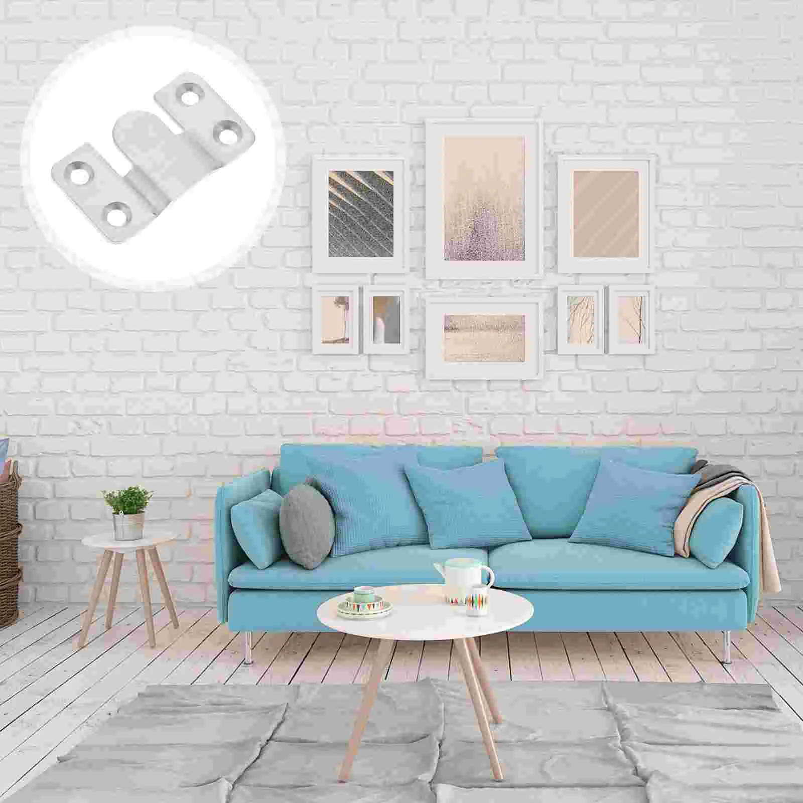 12Pcs Stainless Steel Furniture Connector Bracket Photo Frame Hanger Wall Mount Picture Hanging Buckle Flush
12Pcs Stainless Steel Furniture Connector Bracket Photo Frame Hanger Wall Mount Picture Hanging Buckle Flush