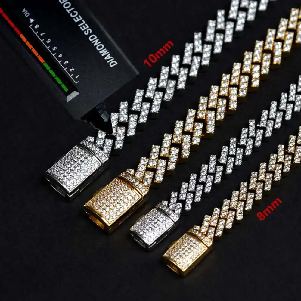 8mm Wide Cuban Link Jewelry Diamond Luxury Necklace for Women and Man Moissanite Cuban Chain Cuban Link
8mm Wide Cuban Link Jewelry Diamond Luxury Necklace for Women and Man Moissanite Cuban Chain Cuban Link