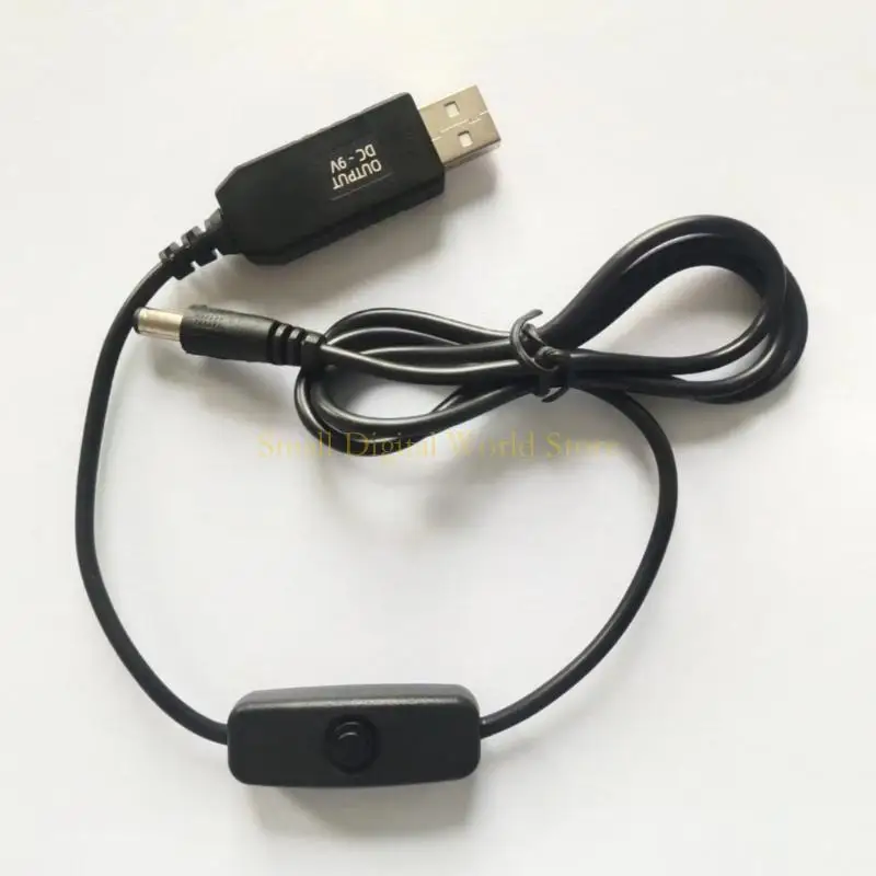 77UB 5V USB Charging Cable USB Male to DC5.5x2.1mm Male Plug with Switching Button for Electronics Like Routers and Fan
77UB 5V USB Charging Cable USB Male to DC5.5x2.1mm Male Plug with Switching Button for Electronics Like Routers and Fan
