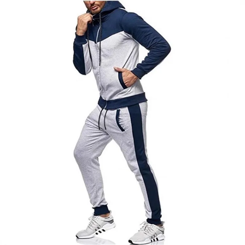 Mens Color Block Full Zip Hoodie Drawstring Cuffed Jogger Two Piece Sport Suit
Mens Color Block Full Zip Hoodie Drawstring Cuffed Jogger Two Piece Sport Suit