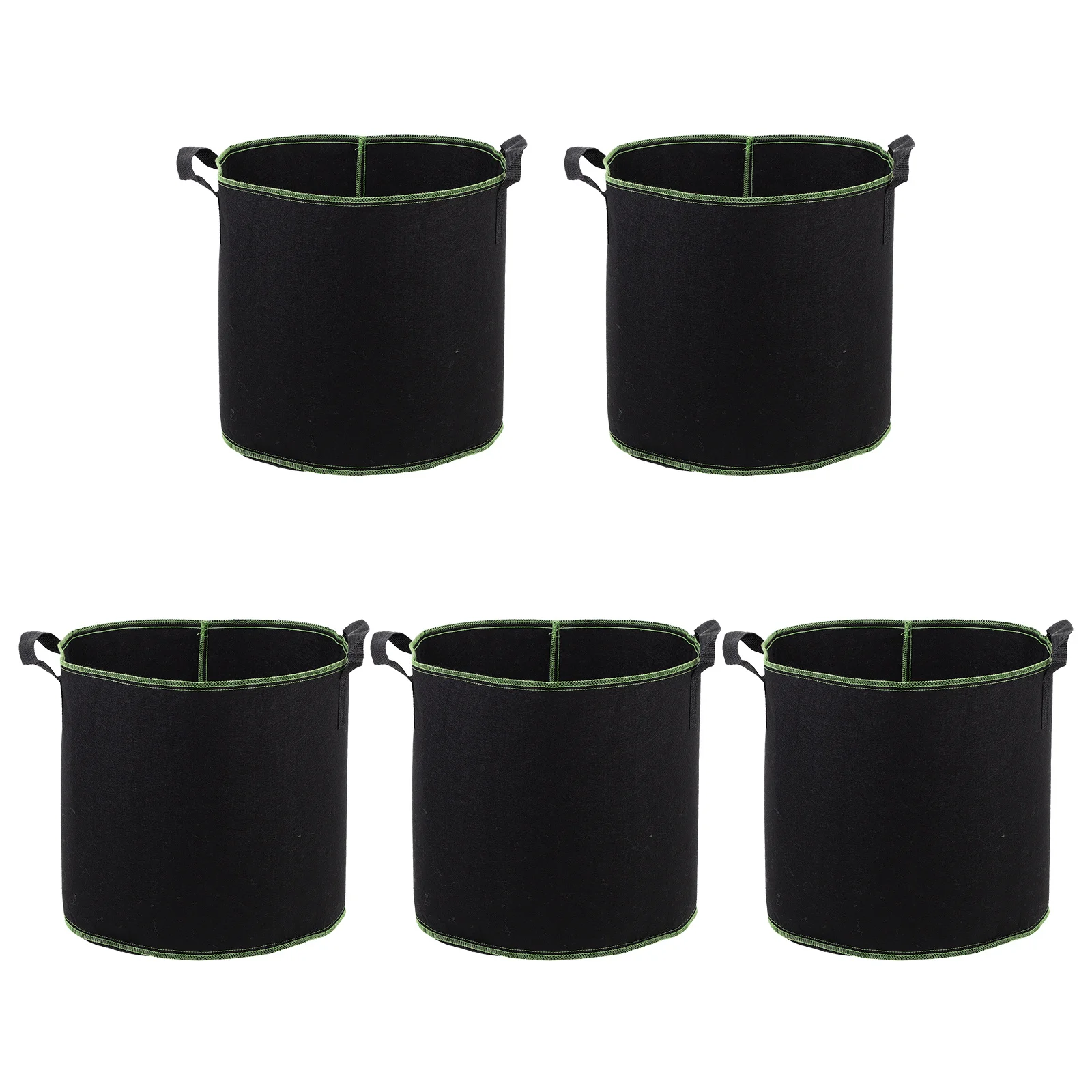 5 Units Vegetable Growing Bags Plant Pouch for Garden Flower Seedling Starter with Drainage Non Woven Fabric Durable
5 Units Vegetable Growing Bags Plant Pouch for Garden Flower Seedling Starter with Drainage Non Woven Fabric Durable