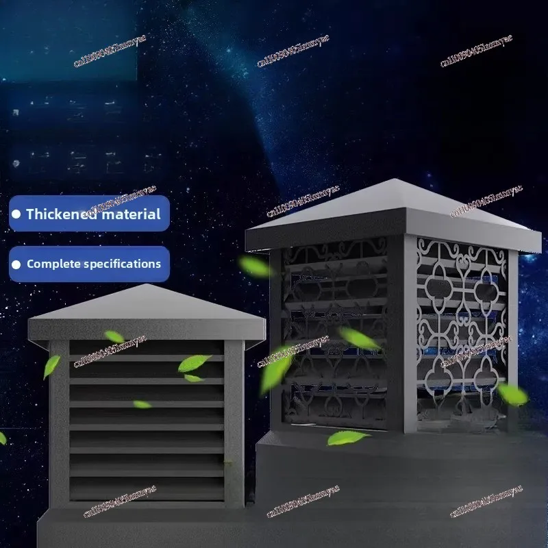 Aluminum Alloy Villa Roof Chimney Cap Square Flue Ventilation Smoke Exhaust Rain Louver Windproof Cap
Aluminum Alloy Villa Roof Chimney Cap Square Flue Ventilation Smoke Exhaust Rain Louver Windproof Cap