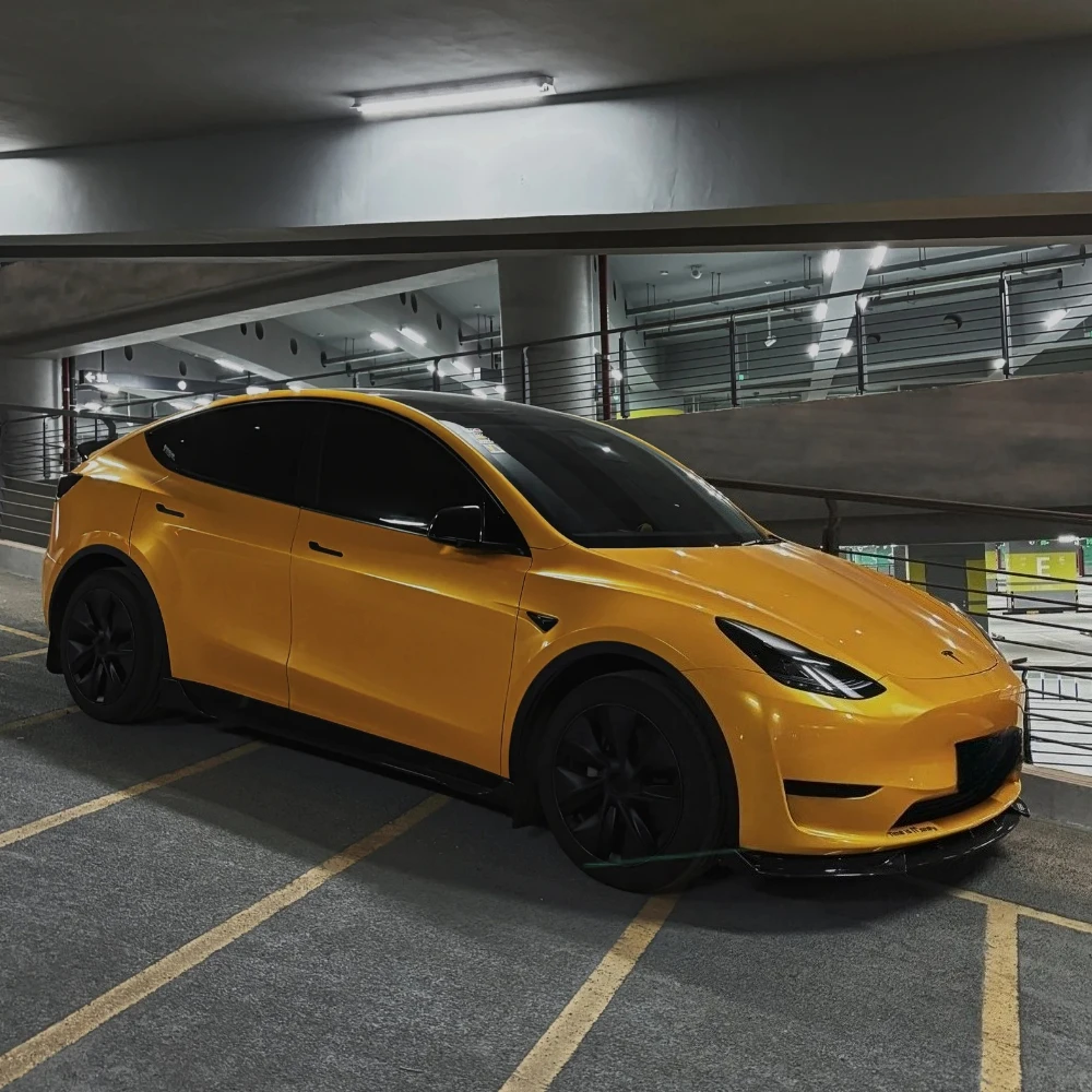 Bright Yellow DIY Color Change Film For Tesla Model Y 2020-2024 Pre-cut PPF PET Paint Protection Film Anti-Scratch Resistant Kit
Bright Yellow DIY Color Change Film For Tesla Model Y 2020-2024 Pre-cut PPF PET Paint Protection Film Anti-Scratch Resistant Kit