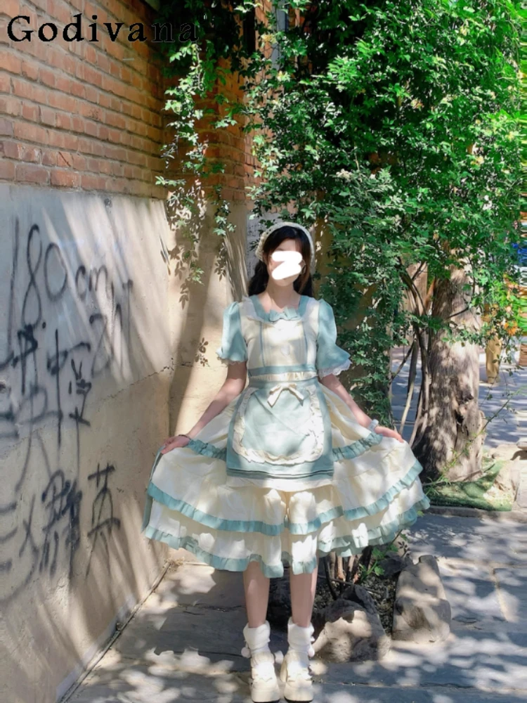 Summer New Idyllic Lolita Sweet Girl Dress Princess Style Adult OP Daily Dress Half Sleeve Light Lo Skirt
Summer New Idyllic Lolita Sweet Girl Dress Princess Style Adult OP Daily Dress Half Sleeve Light Lo Skirt
