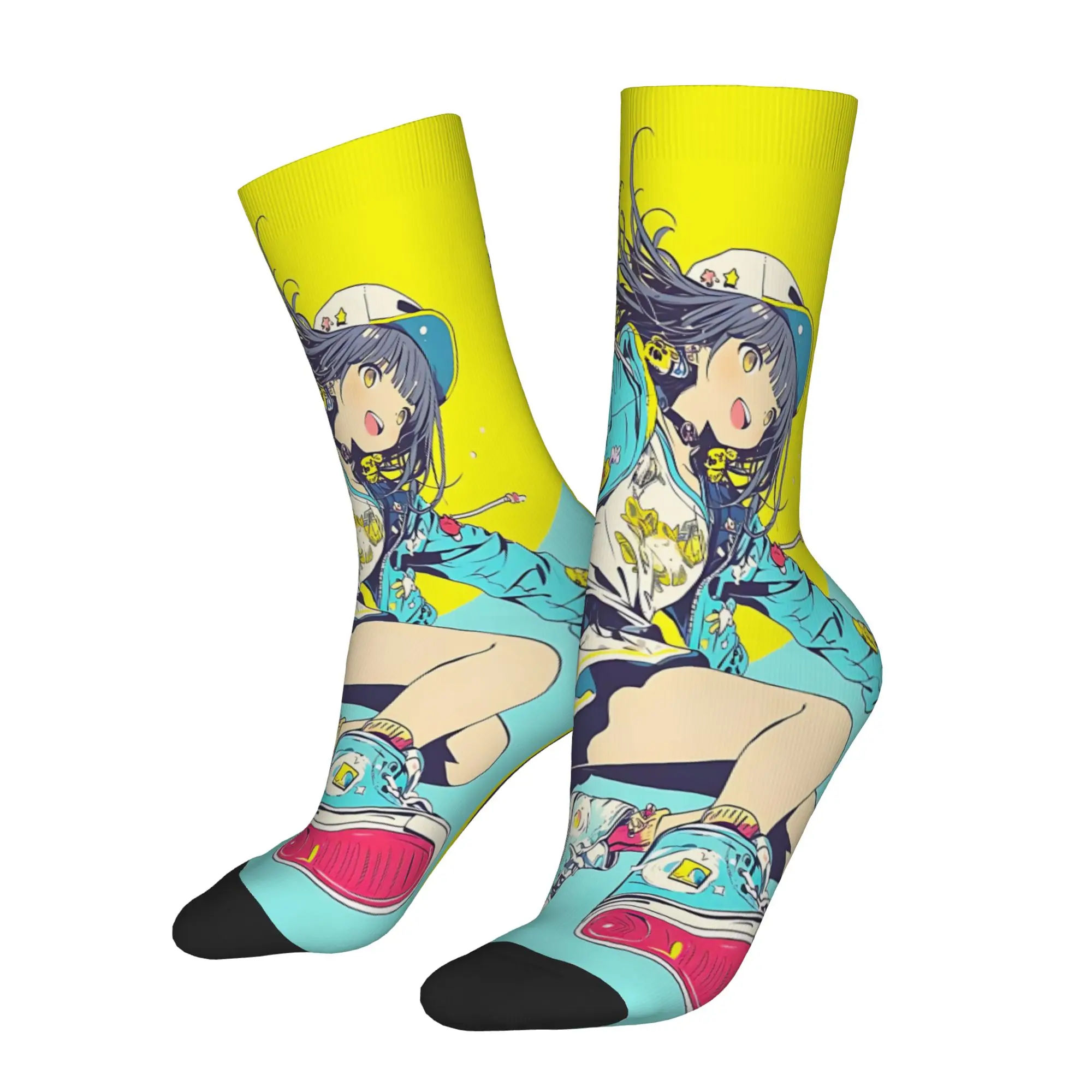 Running Socks Retro Cool anime character Desgin Crazy Socks Unisex customized items Pattern Printed Funny Crew Sock
Running Socks Retro Cool anime character Desgin Crazy Socks Unisex customized items Pattern Printed Funny Crew Sock