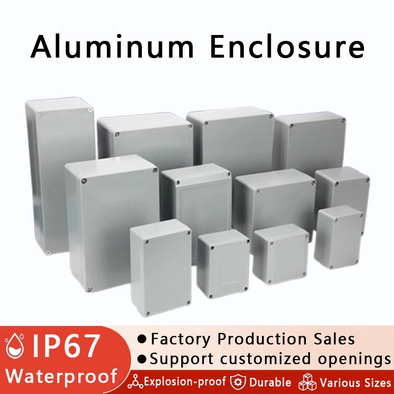 IP67 Waterproof Explosion-proof Cast Aluminum Junction Box for Electronic Project Outdoor Electrical Industry Enclosure
IP67 Waterproof Explosion-proof Cast Aluminum Junction Box for Electronic Project Outdoor Electrical Industry Enclosure