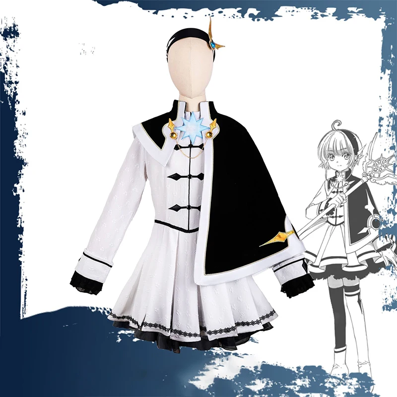 LI SYAORAN Косплей Костюм Ainme KINOMOTO SAKURA Униформа для ролевых игр на Хэллоуин, Рождество, карнавал, наряд для женщин и девочек
LI SYAORAN Косплей Костюм Ainme KINOMOTO SAKURA Униформа для ролевых игр на Хэллоуин, Рождество, карнавал, наряд для женщин и девочек