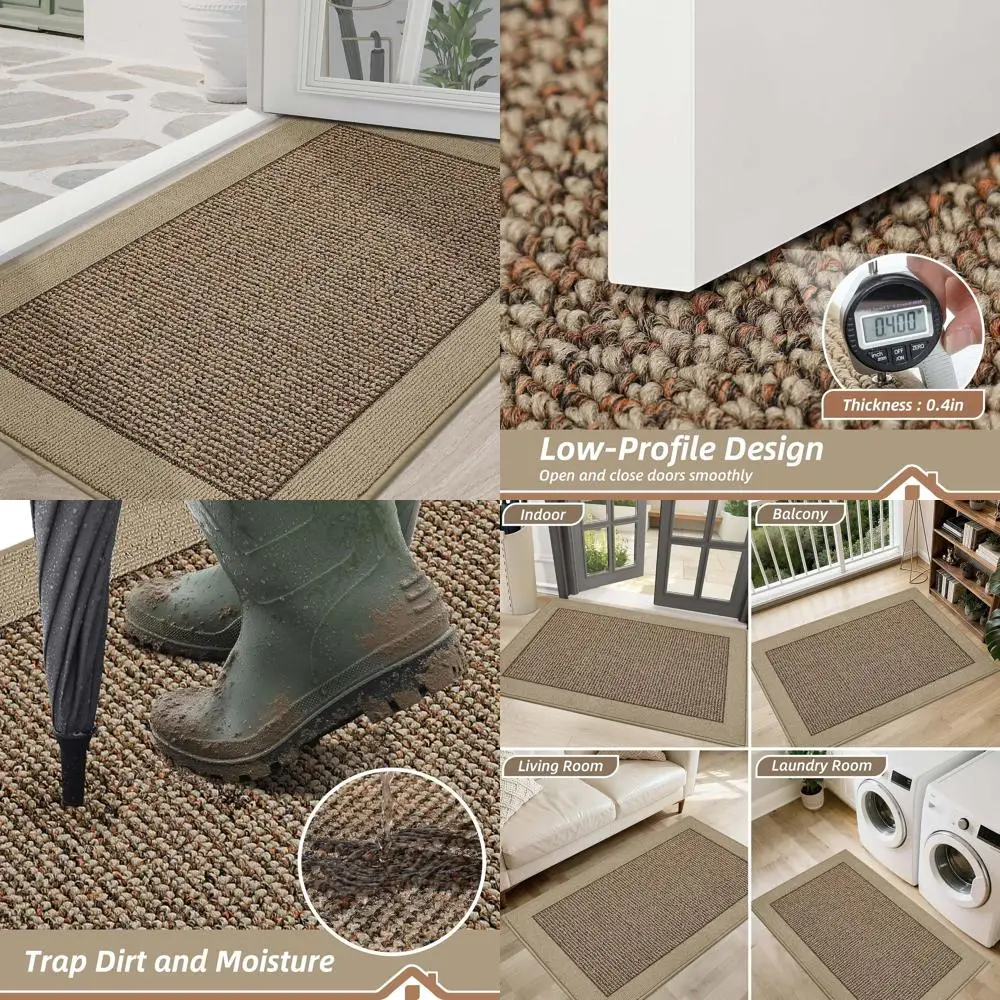 Коврик для входной двери 36 x 60 дюймов, нескользящий, для использования внутри помещений, впитывающий грязь, моющийся, низкопрофильный, для входной/задней двери, цвет тауп.
Коврик для входной двери 36 x 60 дюймов, нескользящий, для использования внутри помещений, впитывающий грязь, моющийся, низкопрофильный, для входной/задней двери, цвет тауп.