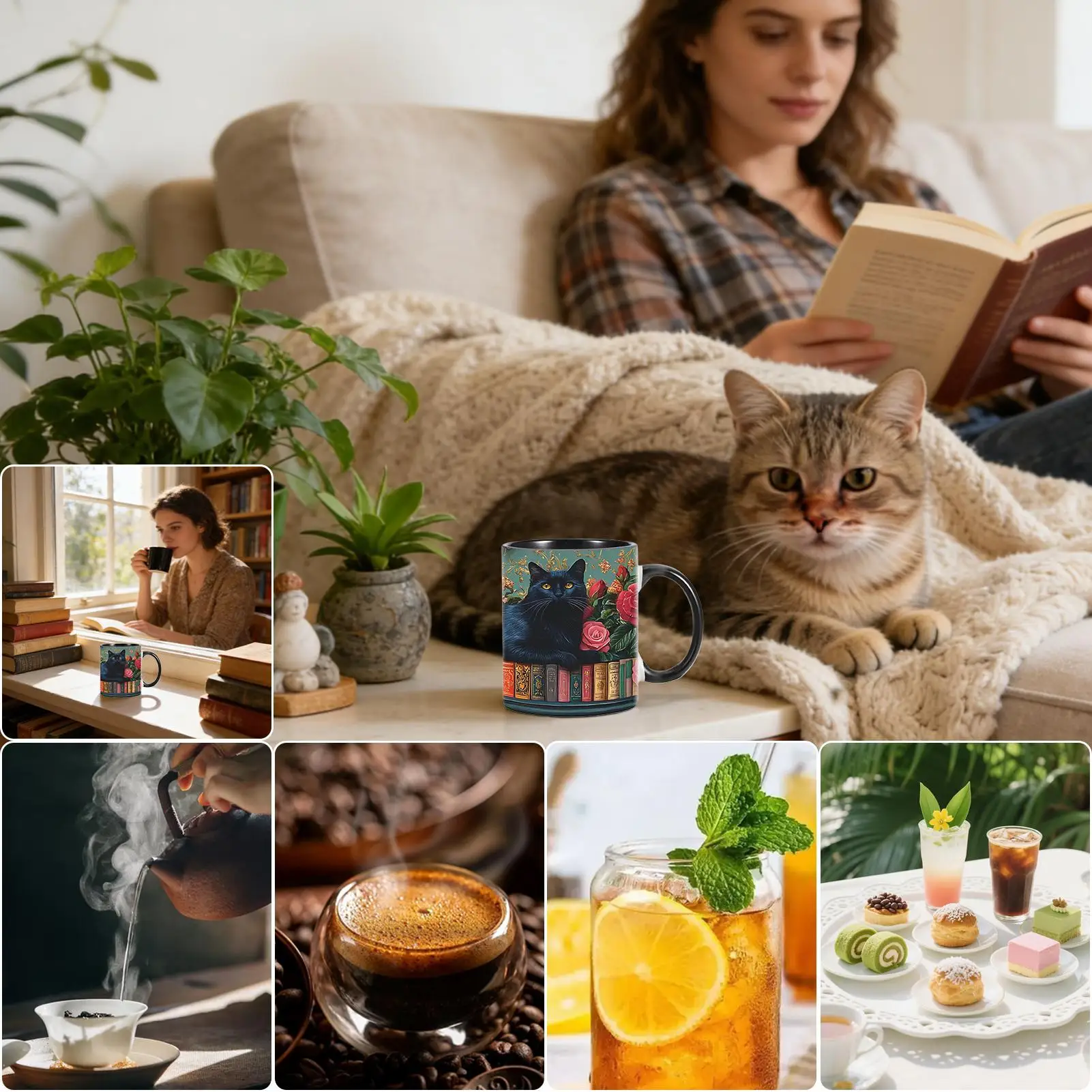 Ceramic Coffee Mug Heat-Resistant Vibrant Ceramic Cup For Book Lovers For Chocolate Tea Water Juice Home Dorm Hotel Apartment
Ceramic Coffee Mug Heat-Resistant Vibrant Ceramic Cup For Book Lovers For Chocolate Tea Water Juice Home Dorm Hotel Apartment