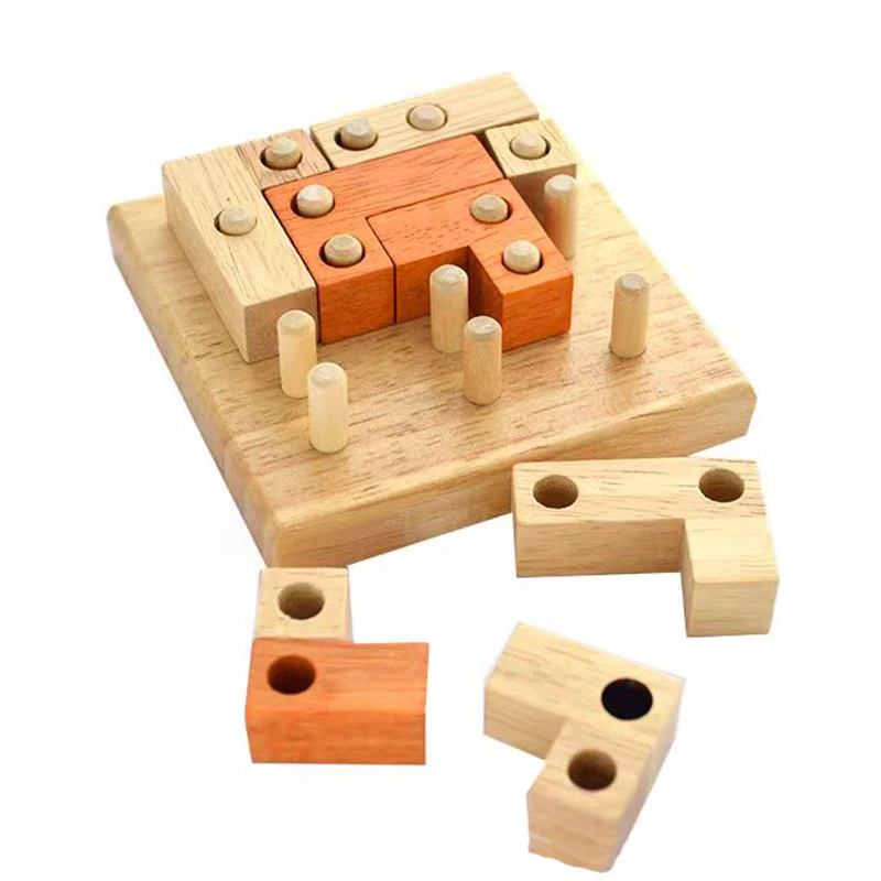 Geometric Shape Puzzle Interlocking Block Wooden Logic Games Montessori Educational Toys Fun 3D Brain Teasers For Adults Kids
Geometric Shape Puzzle Interlocking Block Wooden Logic Games Montessori Educational Toys Fun 3D Brain Teasers For Adults Kids