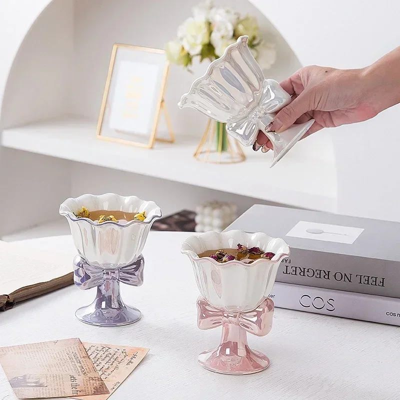 1Pcs 180ML Ceramic Ice Cream Footed Dessert Bowl Cup Milk Yogurt Cereal Dessert Serving Dish Fruit Salad Pudding Trays
1Pcs 180ML Ceramic Ice Cream Footed Dessert Bowl Cup Milk Yogurt Cereal Dessert Serving Dish Fruit Salad Pudding Trays