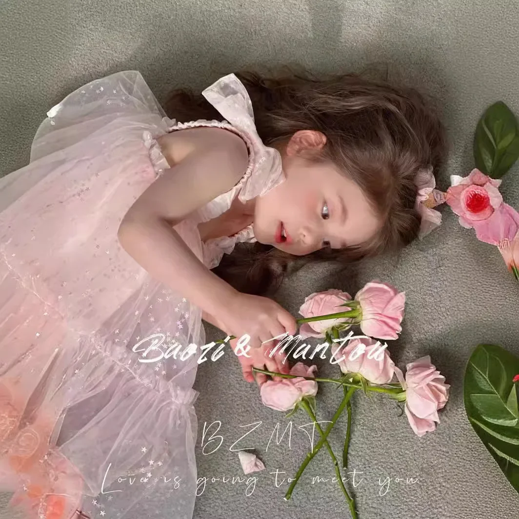 Slip Dress 2025 Summer New Korean Fashion Cute Sweet Solid Color Princess Bow Mesh Dress Girls Clothes
Slip Dress 2025 Summer New Korean Fashion Cute Sweet Solid Color Princess Bow Mesh Dress Girls Clothes