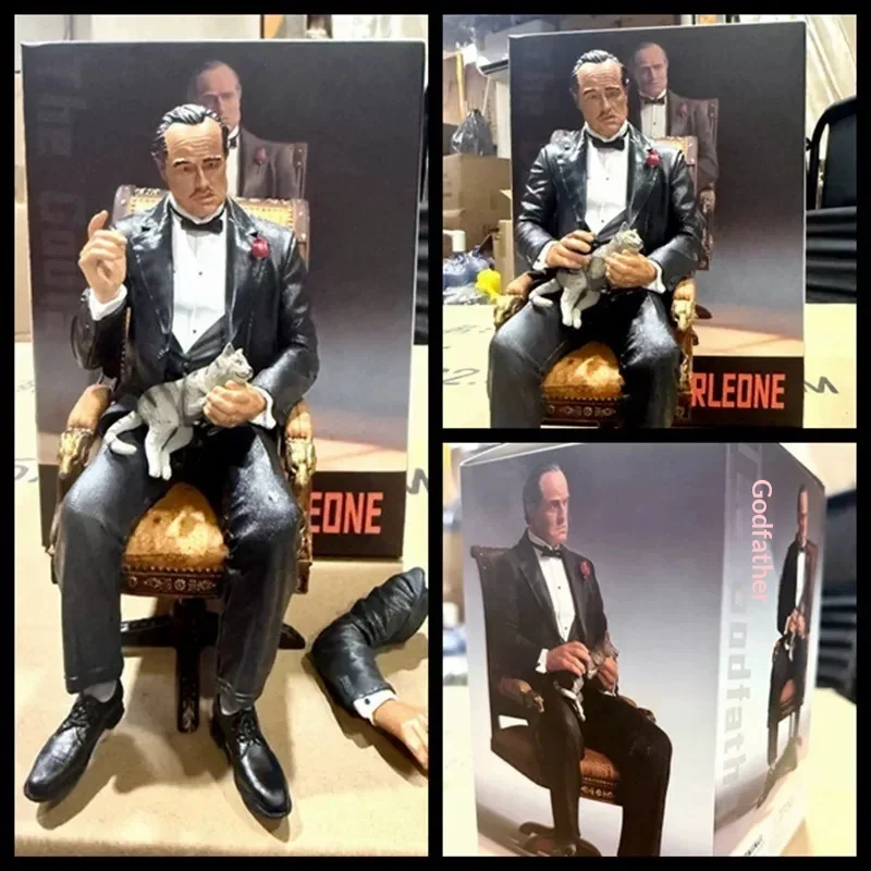 The Godfather Vito Corleone Collectible Figurine Chair Seated Pose Holding Cat Replaceable Hands Home Decor For Movie Fans
The Godfather Vito Corleone Collectible Figurine Chair Seated Pose Holding Cat Replaceable Hands Home Decor For Movie Fans
