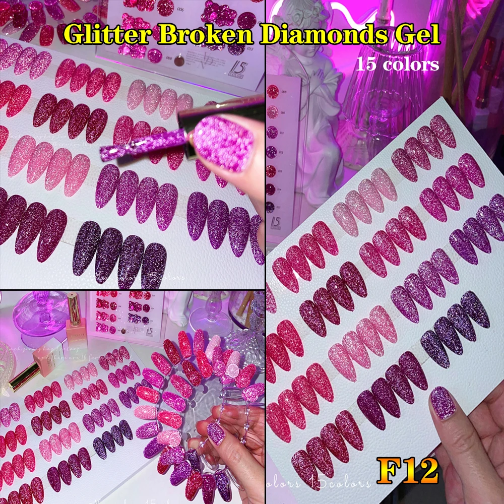 Vendeeni 15-цветный светоотражающий розово-красный гель-лак для ногтей со сломанными бриллиантами, УФ-светодиодный блестящий маникюрный гель-лак с дисплеем
Vendeeni 15-цветный светоотражающий розово-красный гель-лак для ногтей со сломанными бриллиантами, УФ-светодиодный блестящий маникюрный гель-лак с дисплеем