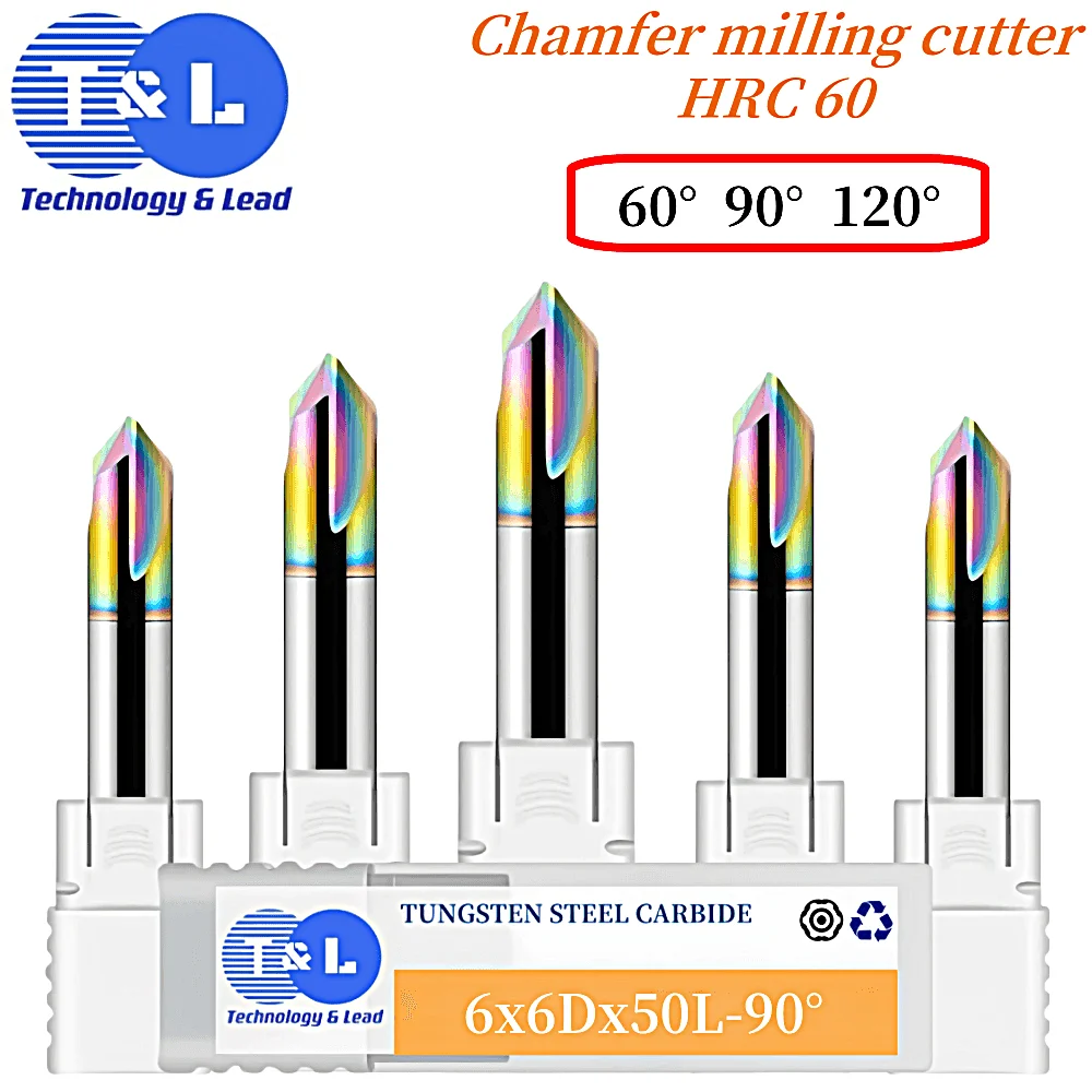 T & L HRC60 60 ° 90 ° 120 ° красочное нанопокрытие Карбид вольфрамовой стали 3-канавка фреза Механическая торцевая фреза ЧПУ
T & L HRC60 60 ° 90 ° 120 ° красочное нанопокрытие Карбид вольфрамовой стали 3-канавка фреза Механическая торцевая фреза ЧПУ