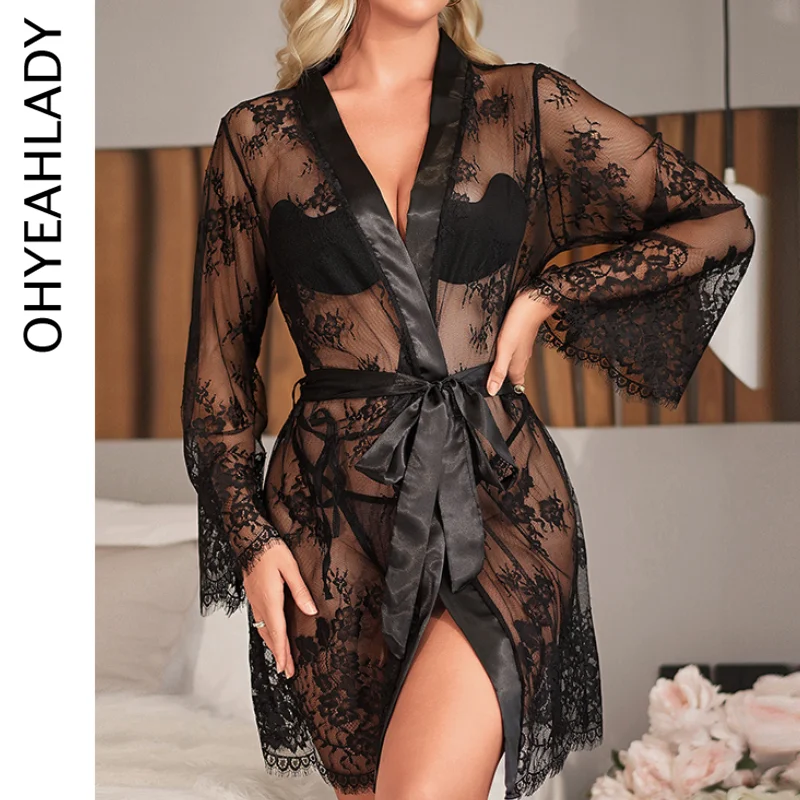 Ohyeahlady размера плюс, сексуальная ночная рубашка, комплект одежды для сна с длинными рукавами, сетчатое короткое нижнее белье, юбка, женские пижамы, кимоно, халат, ночная рубашка
Ohyeahlady размера плюс, сексуальная ночная рубашка, комплект одежды для сна с длинными рукавами, сетчатое короткое нижнее белье, юбка, женские пижамы, кимоно, халат, ночная рубашка