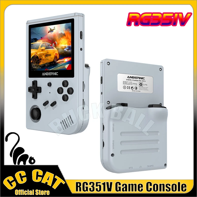 RG351V Handheld Game Console RK3326 PS Game Player Retro Games IPS Screen 64G Card 351V Mini Portable Game Console Children Gift
RG351V Handheld Game Console RK3326 PS Game Player Retro Games IPS Screen 64G Card 351V Mini Portable Game Console Children Gift
