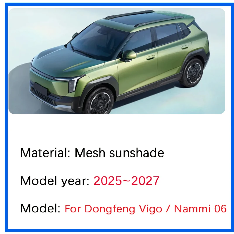 Солнцезащитная сетка на окно автомобиля для Dongfeng Vigo Evolute i-JOY 2025~2027 Nammi 06, защита от УФ-излучения, шторка для конфиденциальности, аксессуары для авто
Солнцезащитная сетка на окно автомобиля для Dongfeng Vigo Evolute i-JOY 2025~2027 Nammi 06, защита от УФ-излучения, шторка для конфиденциальности, аксессуары для авто