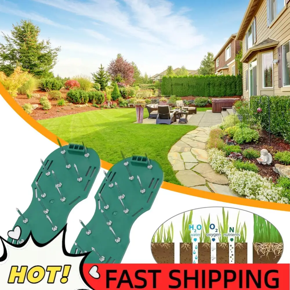 Сандалии-аэраторы для газона с шипами и регулируемым ремешком, противоскользящие, для аэрации почвы
Сандалии-аэраторы для газона с шипами и регулируемым ремешком, противоскользящие, для аэрации почвы