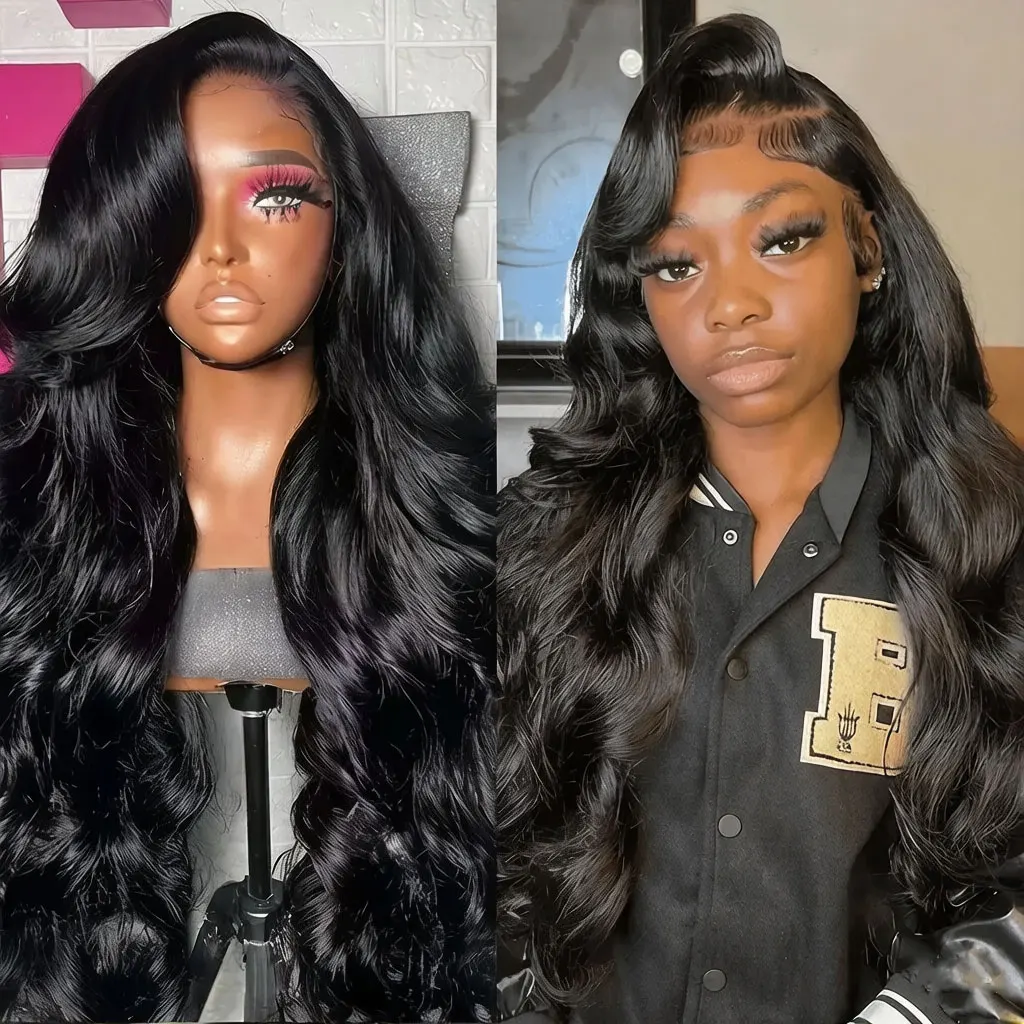 13x4 Body Wave Lace Front Wig Real Human Hair Lace Frontal Wig For Women 180 Density 32 Inch HD Transparent frontal Lace
13x4 Body Wave Lace Front Wig Real Human Hair Lace Frontal Wig For Women 180 Density 32 Inch HD Transparent frontal Lace