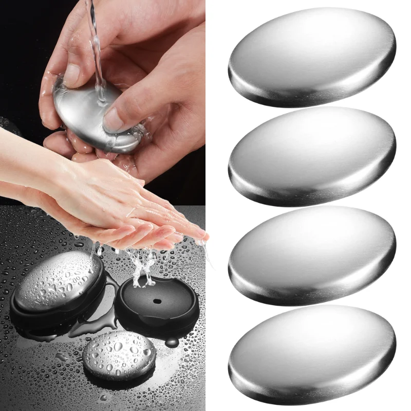 Stainless Steel Oval Soap Odor Kitchen Garlic Fish Deodorising Hand Washing Soap Deodorizing Eliminating Odor Tools 10/5/3/pcs
Stainless Steel Oval Soap Odor Kitchen Garlic Fish Deodorising Hand Washing Soap Deodorizing Eliminating Odor Tools 10/5/3/pcs