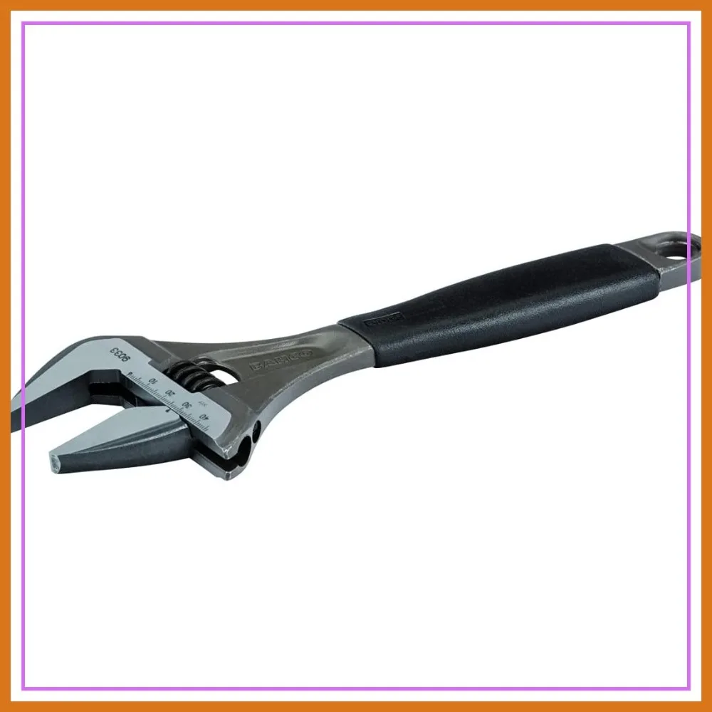 12-Inch Extra-Wide Adjustable Wrench with Slim Head, Black Phosphate Finish
12-Inch Extra-Wide Adjustable Wrench with Slim Head, Black Phosphate Finish