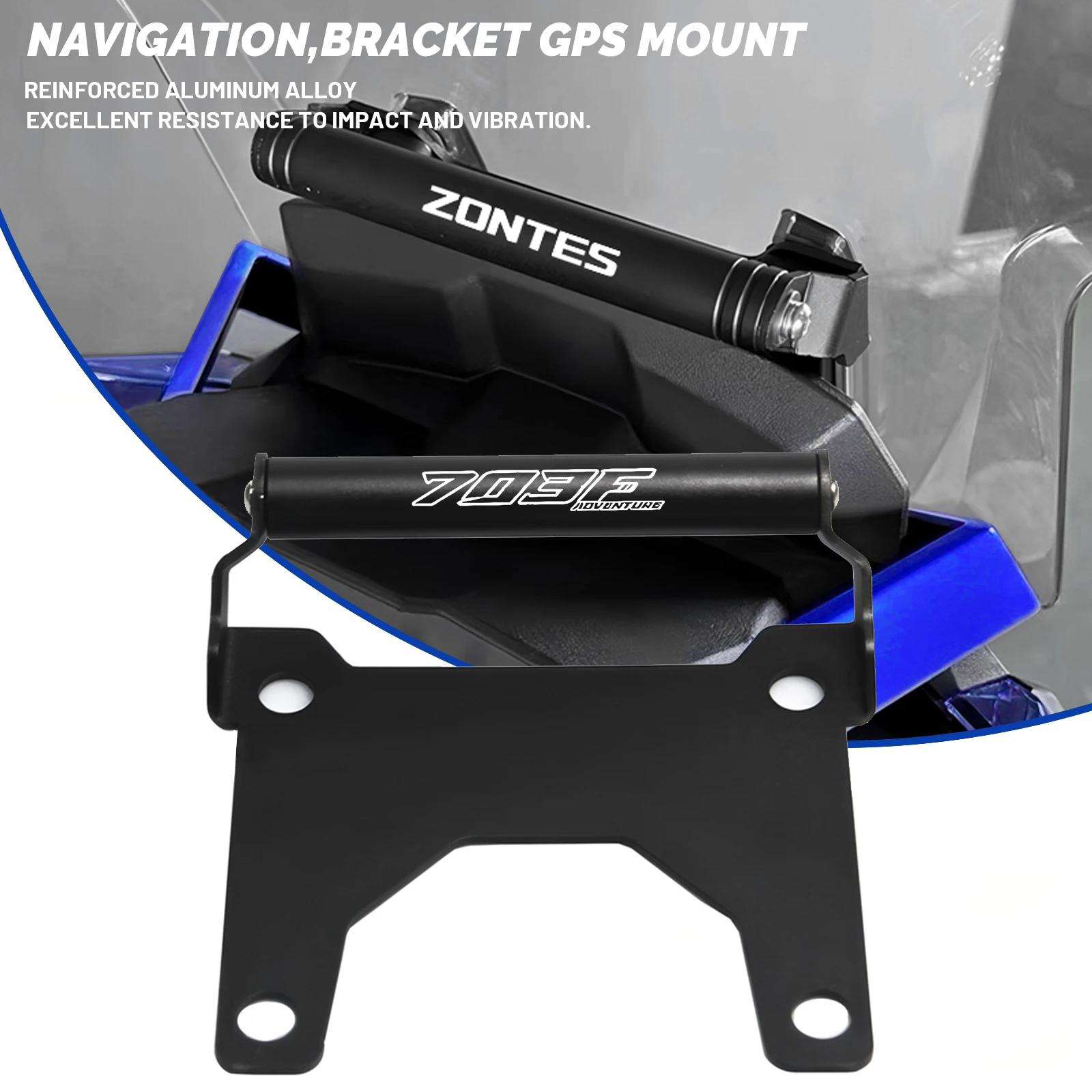 Держатель для телефона и GPS из алюминия с ЧПУ для мотоцикла ZONTES 703F ZT703F 2024 2025, кронштейн для навигации
Держатель для телефона и GPS из алюминия с ЧПУ для мотоцикла ZONTES 703F ZT703F 2024 2025, кронштейн для навигации