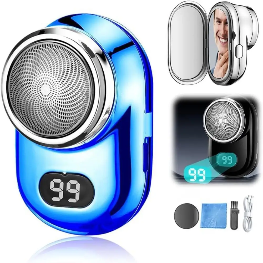 With Mirror Electric Shaver USB Rechargeable Waterproof Multifunctional Shaver Fast Charging LED Display Mini Razor
With Mirror Electric Shaver USB Rechargeable Waterproof Multifunctional Shaver Fast Charging LED Display Mini Razor