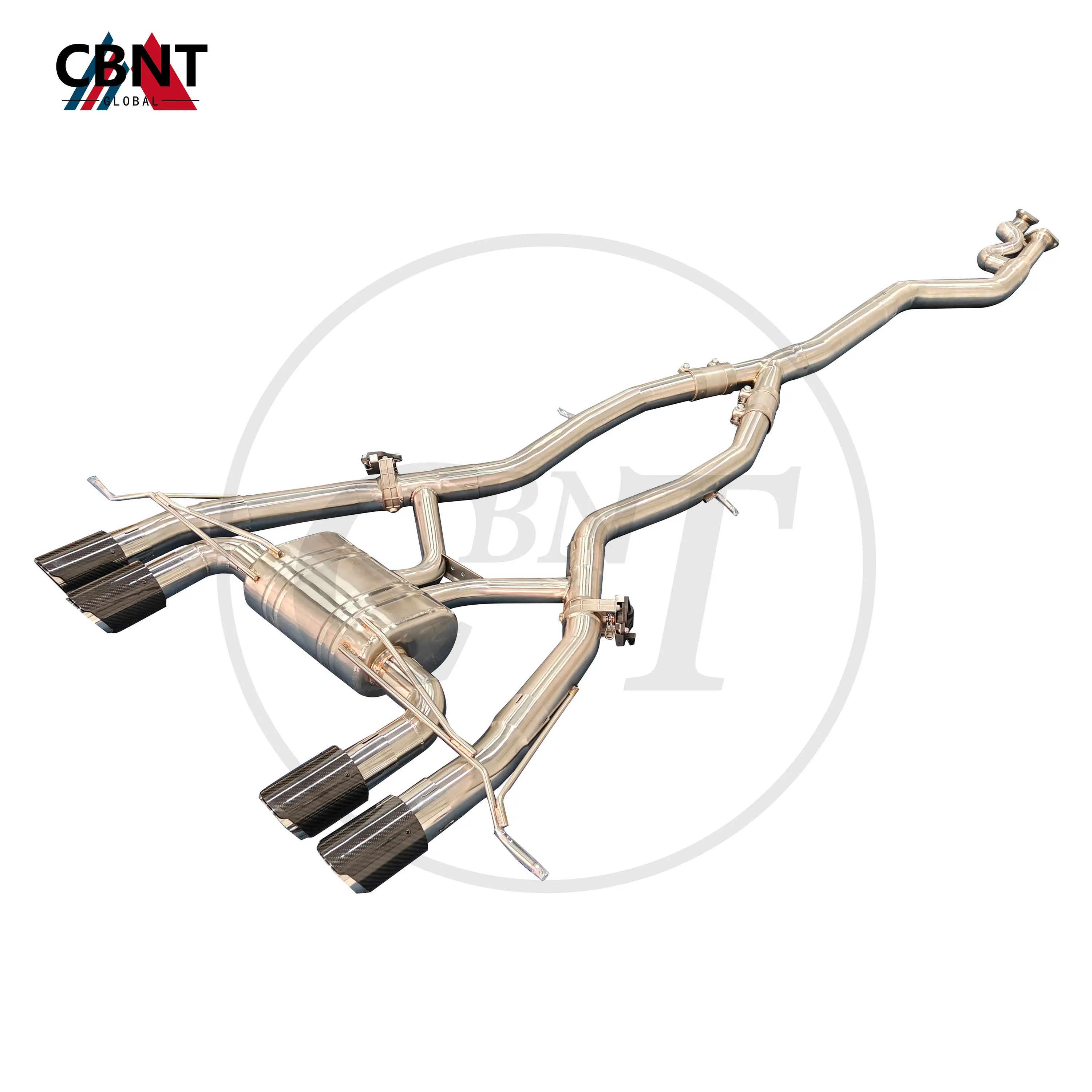 CBNT Performance Valvetronic Muffler Exhaust Valved Catback for BMW G80 M3 G82 M4 S58 3.0T Single Midpipe SS304 Exhaust Systems
CBNT Performance Valvetronic Muffler Exhaust Valved Catback for BMW G80 M3 G82 M4 S58 3.0T Single Midpipe SS304 Exhaust Systems