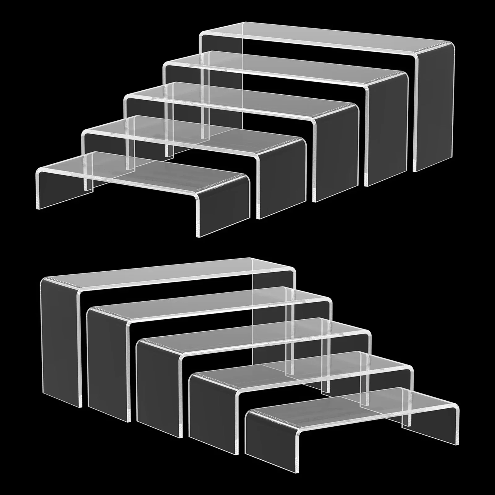 3/6/9Pcs Acrylic Transparent Display Stand U Shape Lightweight Holder Window Counter Cosmetics Rack Dessert Model Shelf Drawer
3/6/9Pcs Acrylic Transparent Display Stand U Shape Lightweight Holder Window Counter Cosmetics Rack Dessert Model Shelf Drawer