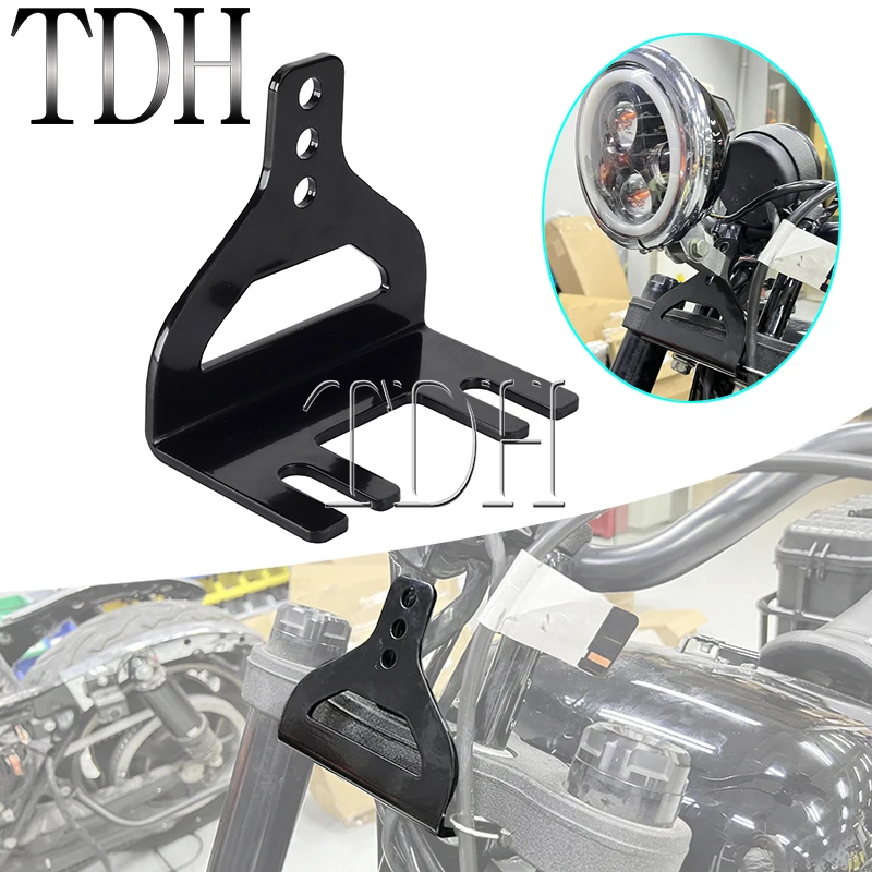 Motorcycle Black Headlight Bracket Adjustable Holder For Harley Sportster Dyna Softail Chopper Touring Custom Front Light Mount
Motorcycle Black Headlight Bracket Adjustable Holder For Harley Sportster Dyna Softail Chopper Touring Custom Front Light Mount