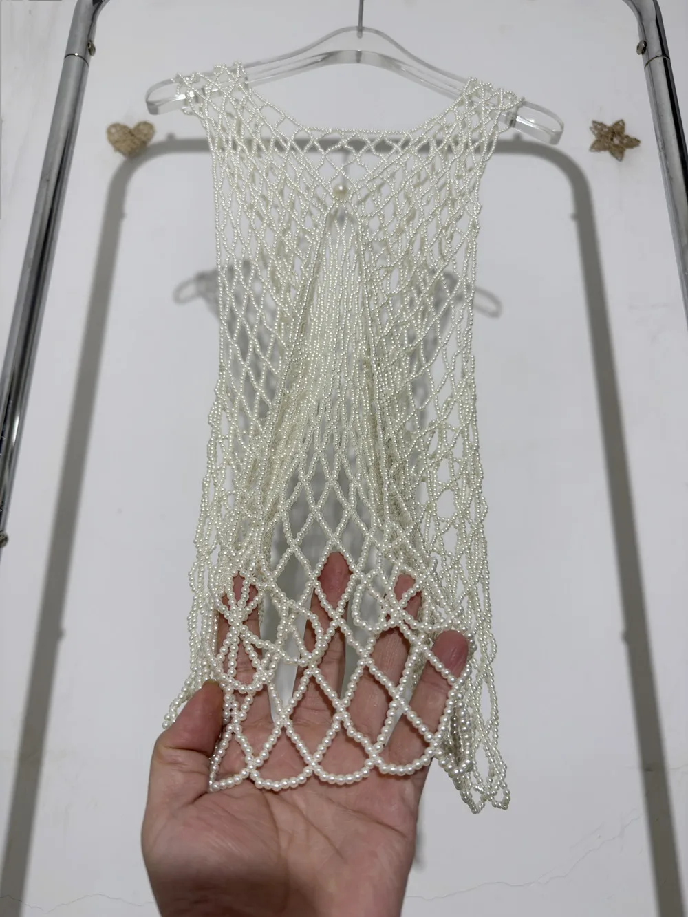 2025 New Casual Women Handmade Camis Mesh Vest Beaded Hollow Out Tank Top Fashion Pearl Cardigan Beachwear Summer
2025 New Casual Women Handmade Camis Mesh Vest Beaded Hollow Out Tank Top Fashion Pearl Cardigan Beachwear Summer