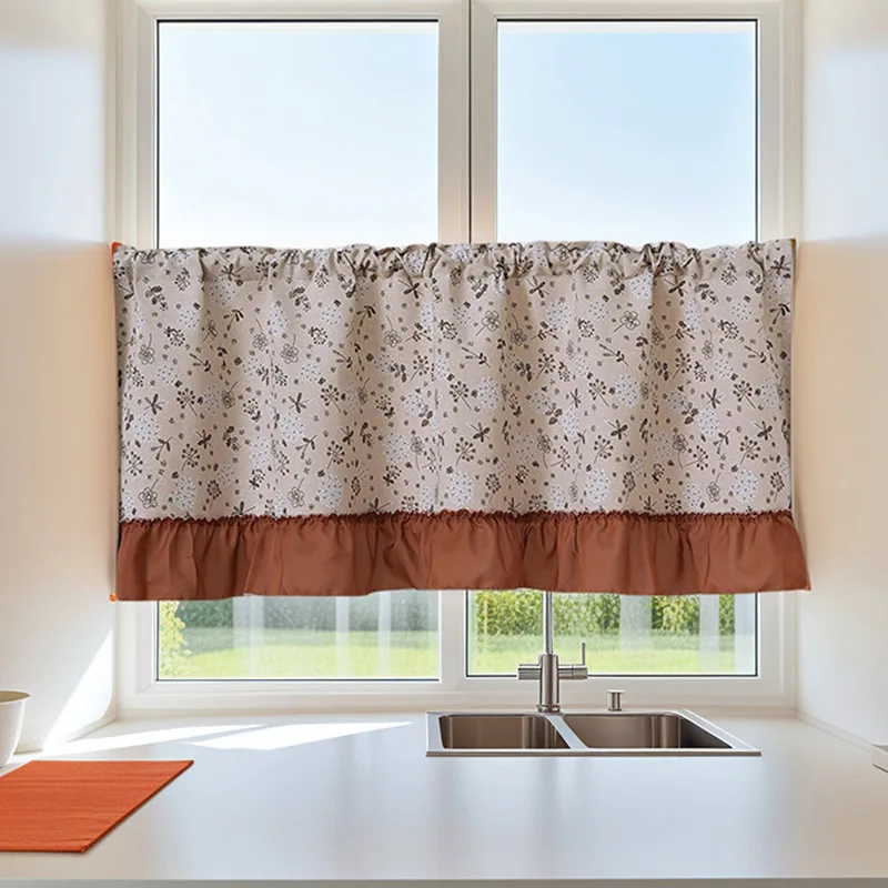 Window Valance Black Floral Print Linen Retro Short Curtain Kitchen Coffee Small Shade Curtain 150x100cm Rod Pocket Valances
Window Valance Black Floral Print Linen Retro Short Curtain Kitchen Coffee Small Shade Curtain 150x100cm Rod Pocket Valances