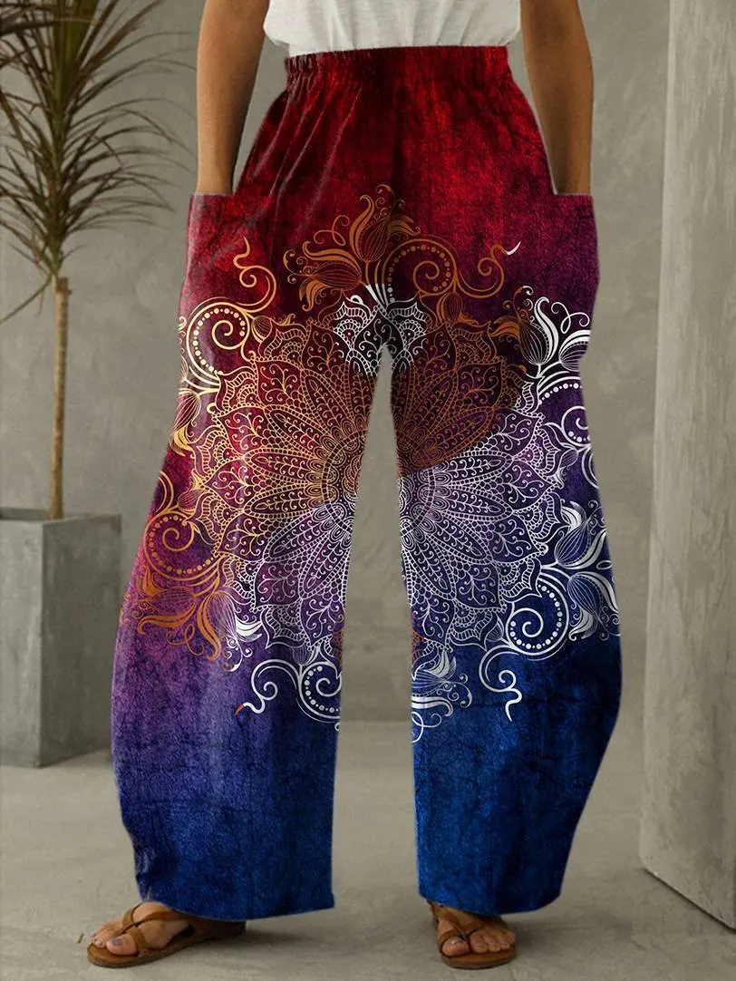 Female Vintage Wide Leg Pants Fashion Harajuku Casual Loose Spring Summer Women Elastic Waist Comfortable Home Print Trousers
Female Vintage Wide Leg Pants Fashion Harajuku Casual Loose Spring Summer Women Elastic Waist Comfortable Home Print Trousers