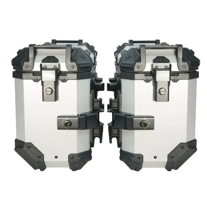 Factory Direct 46L Alloy Motorcycle Side Case, Waterproof and Quick-Release, Double Lock Design Hongsheng Products
Factory Direct 46L Alloy Motorcycle Side Case, Waterproof and Quick-Release, Double Lock Design Hongsheng Products